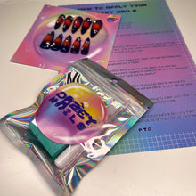 Load image into Gallery viewer, Thermal Airbrush in Blue - Luxury Press on Nails