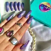 Load image into Gallery viewer, LILAC HOLO - Luxury Press On Nail Set - Classics Collection 001