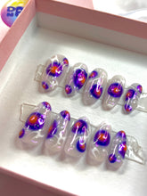 Load image into Gallery viewer, Interstellar - Colour Changing Thermochromatic -  Luxury Press On Nail Set - Super Deluxe Nail art Collection