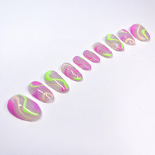 Load image into Gallery viewer, Pink Lime - Luxury Press On Nails - Deluxe Collection 012