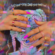 Load image into Gallery viewer, Grape Soda - Multi Purple Pink Luxury Press On Nail Set - Classics Collection 004