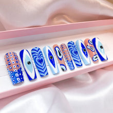 Load image into Gallery viewer, Evil Eye Mix N Match - Luxury Press On Nails - Super Deluxe Collection