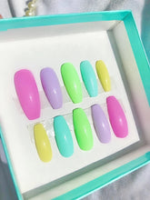 Load image into Gallery viewer, MULTI PASTEL - Luxury Press On Nail Set - Classics Collection 003