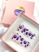 Load image into Gallery viewer, Interstellar - Colour Changing Thermochromatic -  Luxury Press On Nail Set - Super Deluxe Nail art Collection