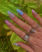 Load image into Gallery viewer, Sugargloss - Mix n Match Pink Silver chrome Luxury Press On Nails - Deluxe Nail art Collection