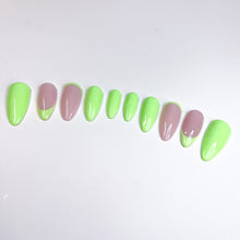 Load image into Gallery viewer, Lime Sorbet - Luxury Press On Nail Set - Classics Collection 006