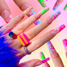 Load image into Gallery viewer, Malibu Barbie - Luxury Press On Nail Set - Super Deluxe Nail art Collection 005