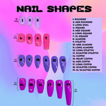 Load image into Gallery viewer, Jelly Skies - Pink Jelly Mix n Match Luxury Press On Nail Set - Deluxe Collection 007 /