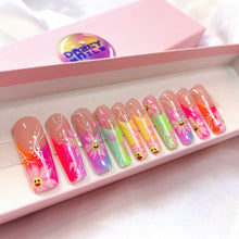 Load image into Gallery viewer, Malibu Barbie - Luxury Press On Nail Set - Super Deluxe Nail art Collection 005