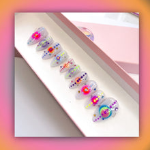 Load image into Gallery viewer, Orbital - Luxury Press On Nail Set - Super Deluxe Nail art Collection 003