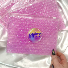 Load and play video in Gallery viewer, Pink Bubblewrap Heart Resealable Pouch (Add-On Purchase Only)