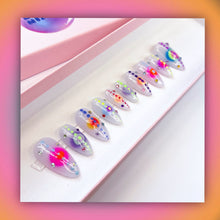 Load image into Gallery viewer, Orbital - Luxury Press On Nail Set - Super Deluxe Nail art Collection 003