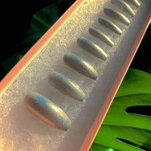 Load image into Gallery viewer, SILVER HOLO - Luxury Press On Nail Set - Classics Collection 002