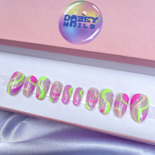 Load image into Gallery viewer, Pink Lime - Luxury Press On Nails - Deluxe Collection 012