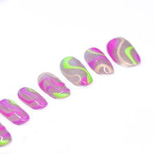 Load image into Gallery viewer, Pink Lime - Luxury Press On Nails - Deluxe Collection 012
