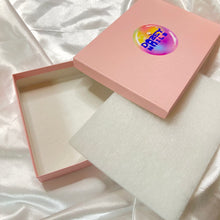 Load image into Gallery viewer, Large Pink Rectangle Dazey Gift Box for Nails (Recommend for 3-4 nail sets)