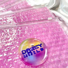 Load image into Gallery viewer, Pink Bubblewrap Heart Resealable Pouch (Add-On Purchase Only)