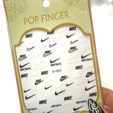Load and play video in Gallery viewer, Nike Monochrome Nail Stickers