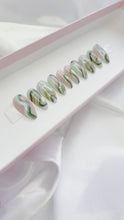 Load and play video in Gallery viewer, Seafoam - Luxury Press On Nails