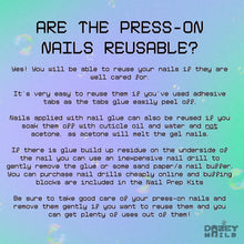 Load image into Gallery viewer, READY TO SHIP: Murakami Flower Press On Nails - Long Rounded Size Small