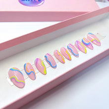 Load image into Gallery viewer, READY TO SHIP: ‘Spring Smoothie’ Press On Nails - Size Small Medium Almond