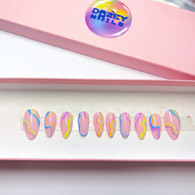 Load image into Gallery viewer, READY TO SHIP: ‘Spring Smoothie’ Press On Nails - Size Small Medium Almond