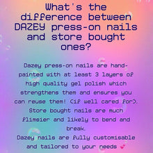 Load image into Gallery viewer, READY TO SHIP: Disco Press On Nails - Long Square Size Large
