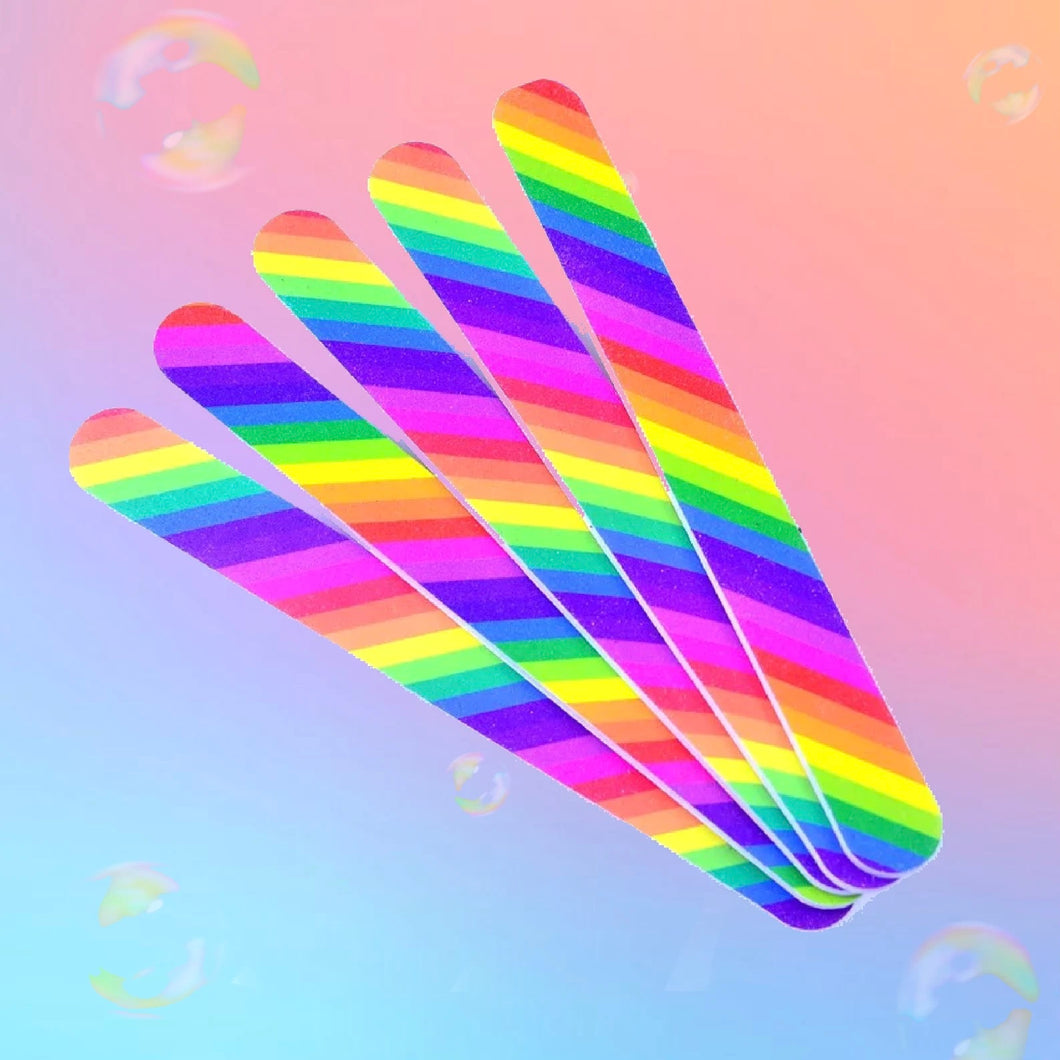 1 Full Size Rainbow Nail file - Add on purchase only