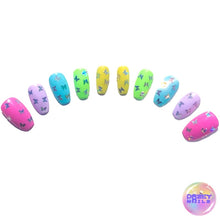 Load image into Gallery viewer, Holographic Butterfly Pastel Multi Set Press-On Nails - Colourpop Collection 002
