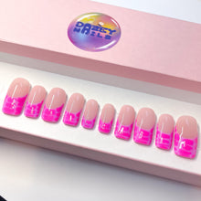 Load image into Gallery viewer, Bubblegum Croc - Luxury Press-On Nails / Colourpop Collection
