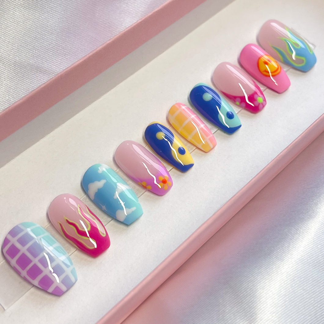 Pick n Mix Luxury Press On Nails - Deluxe Collection 019