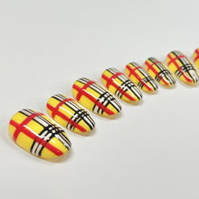 Load image into Gallery viewer, Clueless Tartan Luxury Press-On Nails / Colourpop Collection
