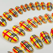 Load image into Gallery viewer, Clueless Tartan Luxury Press-On Nails / Colourpop Collection
