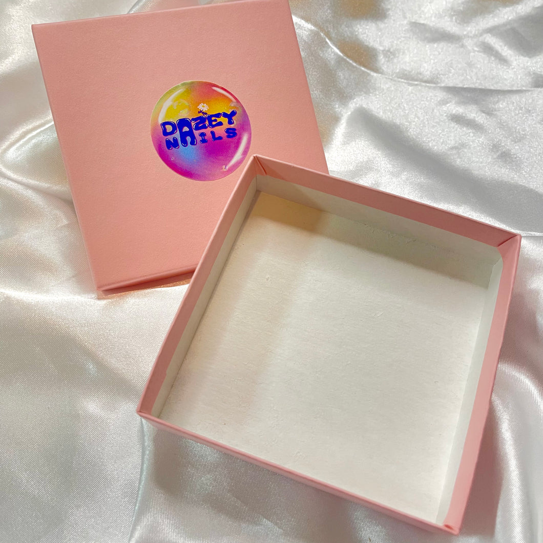 Pink Square Dazey Gift Box for Nails