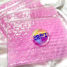 Load image into Gallery viewer, Pink Bubblewrap Heart Resealable Pouch (Add-On Purchase Only)
